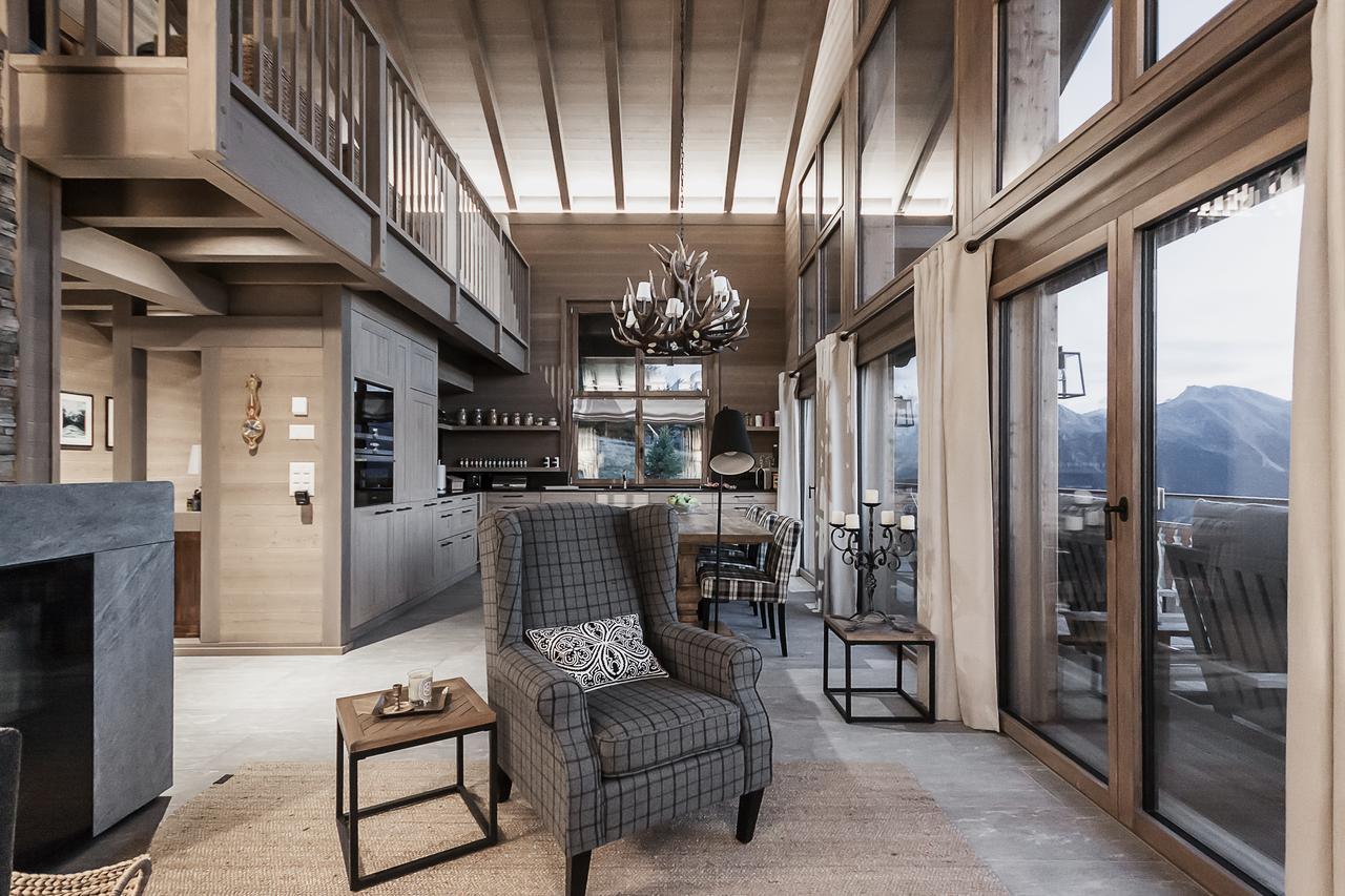 Chalet Kristall Rosswald Buitenkant foto