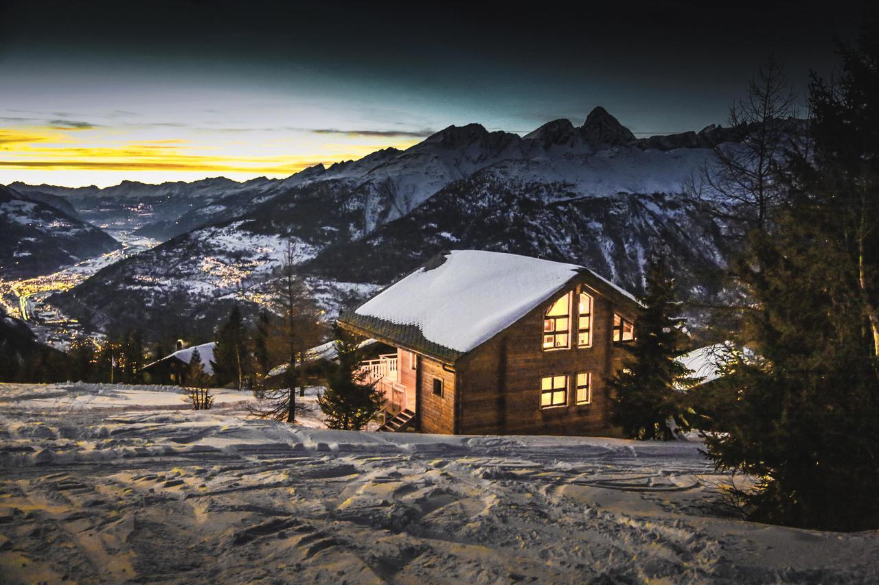 Chalet Kristall Rosswald Buitenkant foto