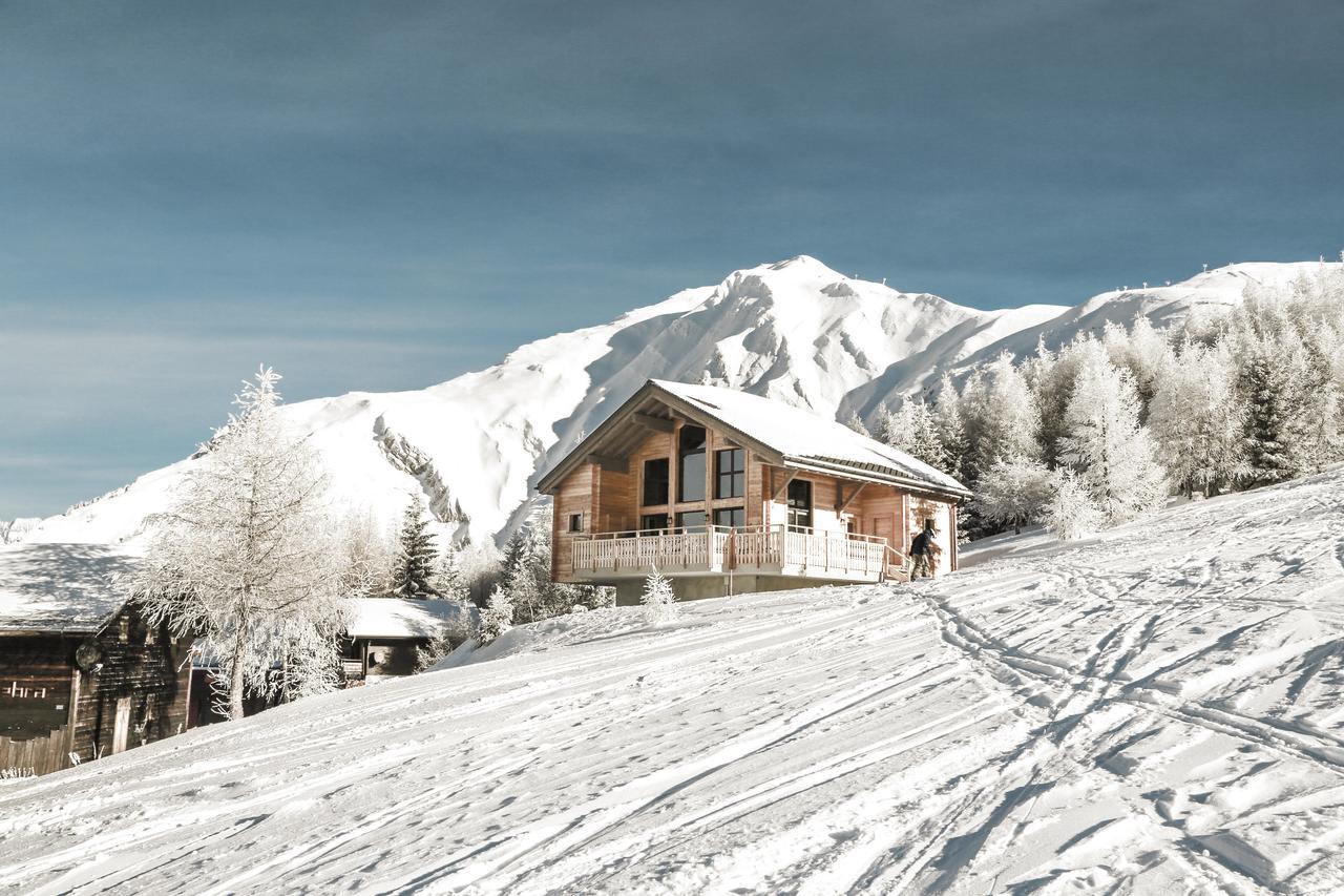 Chalet Kristall Rosswald Buitenkant foto